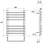 Электрический полотенцесушитель «Point» PN09156SE П8 50/60 хром универсальный, изображение №4