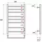 Электрический полотенцесушитель «Point» PN10858W П8 50/80 белый правый, изображение №4