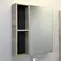 Зеркало с шкафчиком «Comforty» Порто 75 без света дуб дымчатый/серый графит универсальный, фото №1