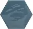 Настенная плитка «Cifre Ceramica» Kane Hexagon 18x16  Marine, фото №1