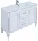 Мебель для ванной «Aquanet» Селена 120 3 ящика белая с патиной серебро, изображение №8