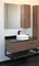 Мебель для ванной подвесная «Comforty» Порто 90 дуб тёмно-коричневый/чёрный муар, фото №1