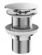 Донный клапан для раковины «Belbagno» BB-SC-CRM с механизмом Клик-Клак хром, фото №1