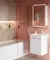 Мебель для ванной подвесная «Alavann» Lana 50 со скрытым ящиком белая, фото №1
