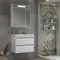 Зеркальный шкаф «Opadiris» Фреш 70 с подсветкой белый глянец, фото №5