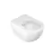 Подвесной унитаз безободковый «Ravak» Uni Chrome Rimoff/ X01550 SoftClose белый с сиденьем дюропласт с микролифтом белое, картинка №2