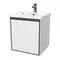 Мебель для ванной подвесная «Spectrum» Грано 50 арт.101 белая-серая/белая, фотография №3