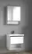 Мебель для ванной подвесная «Spectrum» Грано 60 арт.114 белая-серая/белая, фото №1