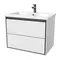 Мебель для ванной подвесная «Spectrum» Грано 70 арт.115 белая-серая/белая, фотография №3