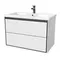 Мебель для ванной подвесная «Spectrum» Грано 80 арт.115 белая-серая/белая, фотография №3