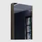 Зеркало с шкафчиком «Comforty» Порто 50 без света дуб тёмно-коричневый/чёрный муар универсальный, фото №1