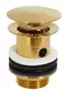 Донный клапан для раковины «Cezares» ECO-SAT-BORO с механизмом Клик-Клак золото, картинка №2