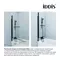 Шторка на ванну стеклянная «Iddis» Slide SLI5BS7i90 75/140 прозрачная/чёрная универсальная, фотография №3