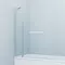 Шторка на ванну стеклянная «Iddis» Ray RAY6CS2i90 120/140 прозрачная/хром универсальная, картинка №2