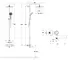 Душевая система «Jacob Delafon» Atom E26238-CP с термостатом хром, картинка №6
