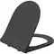 Сиденье для унитаза «Logan» L3W(Black) AVVA дюропласт с микролифтом черное матовое, картинка №2