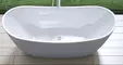Ванна акриловая «Art&Max» AM-502 170/78 с ножками с сифоном белая, фото №1