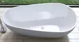 Ванна акриловая «Art&Max» AM-506 167/84 с ножками с сифоном белая, картинка №2