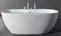 Ванна акриловая «Art&Max» AM-605 170/79 с ножками с сифоном белая, картинка №2