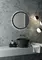 Зеркало «Art&Max» Napoli 60 с подсветкой чёрный матовый, картинка №10