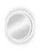 Зеркало «Art&Max» Napoli 80 с подсветкой белый матовый, фото №5