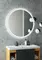 Зеркало «Art&Max» Napoli 80 с подсветкой белый матовый, фото №9