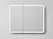 Зеркальный шкаф «Art&Max» Platino 100/80 с подсветкой белый, фото №1