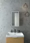 Зеркальный шкаф «Art&Max» Techno 35/65 с подсветкой белый левый, фото №9