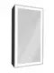 Зеркальный шкаф «Art&Max» Techno 35/65 с подсветкой чёрный левый, фото №1