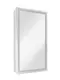 Зеркальный шкаф «Art&Max» Techno 35/65 с подсветкой белый правый, фото №1
