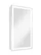 Зеркальный шкаф «Art&Max» Techno 35/65 с подсветкой белый правый, картинка №2