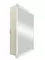 Зеркальный шкаф «Art&Max» Techno 55/80 с подсветкой белый правый, фотография №3
