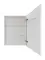 Зеркальный шкаф «Art&Max» Techno 55/80 с подсветкой белый правый, изображение №4