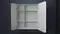 Зеркальный шкаф «Art&Max» Verona 70/80 с подсветкой белый правый, картинка №2