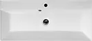 Раковина «Art&Max» 100 AM-LAV-1000-MR-FА литьевой мрамор белая, фото №1