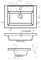 Раковина «Art&Max» 50 AM-LAV-500-MR-A литьевой мрамор белая, изображение №4
