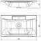Раковина «Art&Max» 75 AM-LAV-750-MR-FP литьевой мрамор белая, изображение №4