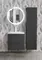 Пенал «Art&Max» Platino 40 подвесной серый матовый универсальный, картинка №2