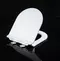 Сиденье для унитаза «Art&Max» Ovale AM011SC ультратонкое дюропласт с микролифтом белое AM011SC, картинка №2