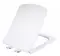 Сиденье для унитаза «Art&Max» Techno AM9310SC ультратонкое дюропласт с микролифтом белое, фото №1