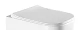 Сиденье для унитаза «Art&Max» AM232SC ультратонкое дюропласт с микролифтом белое, фото №1
