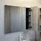 Зеркало с шкафчиком «Comforty» Порто 90 без света дуб дымчатый/серый графит универсальный, картинка №2