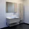 Зеркало с шкафчиком «Comforty» Порто 90 без света дуб дымчатый/серый графит универсальный, фото №5