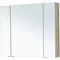 Зеркальный шкаф «Aquanet» Алвита new 100 без света дуб веллингтон белый, картинка №2