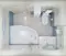 Ванна акриловая «Triton» Изабель 170/100 (Щ0000048749) с каркасом без сифона белая левая, изображение №4