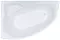 Ванна акриловая «Triton» Изабель 170/100 (Щ0000048750) с каркасом без сифона белая правая, фото №1