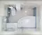 Ванна акриловая «Triton» Николь 160/100 (Щ0000049495) на Х каркасе с каркасом без сифона белая правая, фотография №3