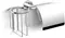 Держатель туалетной бумаги и освежителя воздуха «Langberger» Burano 11041P на стену хром, фото №1
