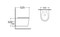 Комплект инсталляция с унитазом, крышкой и кнопкой смыва «Акватек» Вега AQ1905-00 (Geberit) безободковый с белой клавишей, фото №5
