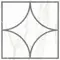 Напольный декор «LB-CERAMICS» Каррара Нова геометрия Matt. 45x45 7346-0002 белый, фото №5